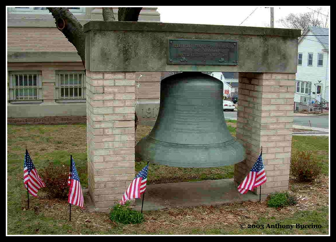 Memorial Fire Bell, Town Hall, Belleville NJ,  A Buccino